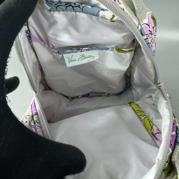 NWT Vera Bradley Lunch Bag Watercolor Insulated Lunchbox Gray - Picture 7 of 10